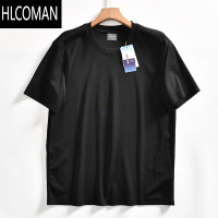 HLCOMAN尖峰大牛货!液氨皮马棉 男士夏季休闲7A压胶圆领纯色短袖T恤