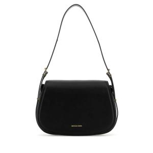 Michael Kors女包单肩手提cm真皮链条包金属扣复古时尚短款斜挎小方包 BLACK