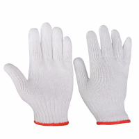 翌嘉YJ5121712棉纱手套七针棉线手套加厚加密耐磨劳保手套(12双)