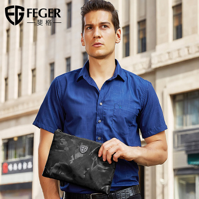 手包男牛津布男士大容量信封包休闲手拿包商务手抓包时尚潮流男包