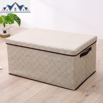 收纳箱布艺折叠大号衣物储物箱收纳盒整理箱车载衣柜衣服收纳 三维工匠