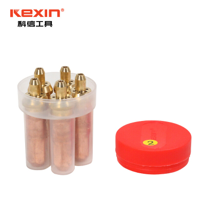 科信(KEXIN)国标乙炔割嘴 工业割枪割嘴割咀 100型1# KX881001 (5支/盒)1盒