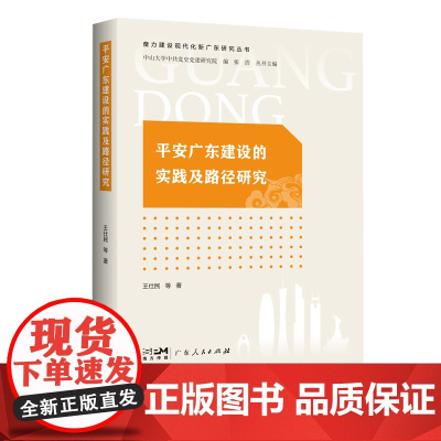 平安广东建设的实践及路径研究(奋力建设现代化新广东研究丛书)