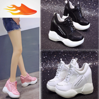 防水台高跟坡跟鞋