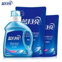 蓝月亮 自然香亮白增艳洗衣液1kg+自然香亮白增艳洗衣液袋装1kg+自然香亮白增艳洗衣液袋装500g