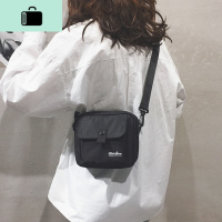 小包包女2020新款纯色韩版百搭迷你尼龙小方包简约纯色单肩斜挎包NEW LAKE女斜挎包