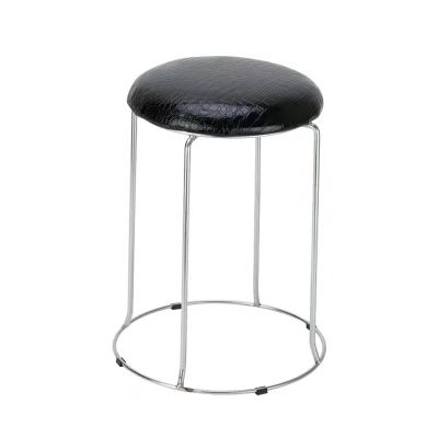 凳子加厚软包圆凳子可堆叠(黑白两色)300*300*450mm