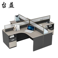 台益 办公桌 屏风工位(四人位)TY-GW2024131 2820*2820*1100mm 张