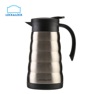 乐扣乐扣（lock&lock）美塔真空保温杯304不锈钢咖啡壶LHC1442SLV-OCH银色800ml不锈钢