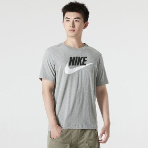 耐克(NIKE)男装新款圆领休闲运动跑步训练透气短袖T恤AR5005-066 ZP