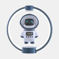 蓝朗宇航员磁悬浮智能AI大模型蓝牙音箱太空人智能音响氛围灯生日礼物