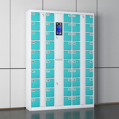 初嘉(CJ)智能手机充电柜人脸识别手机柜手机储物柜 50门