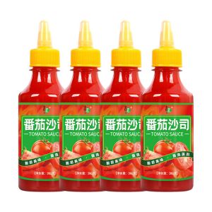 番茄酱沙拉酱黑胡椒酱甜辣酱组合手抓饼酱料沙司批发