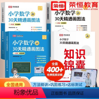 [全套4册]小学数学30天精通画图法 [正版]小学数学30天精通画图法全4册一二三四五六年级上下册数学专项强化思维训练通