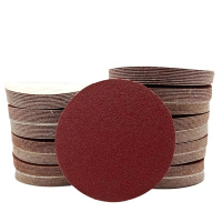 铁洋 背绒砂纸片 植绒砂纸片 2寸50mm80目红砂 片