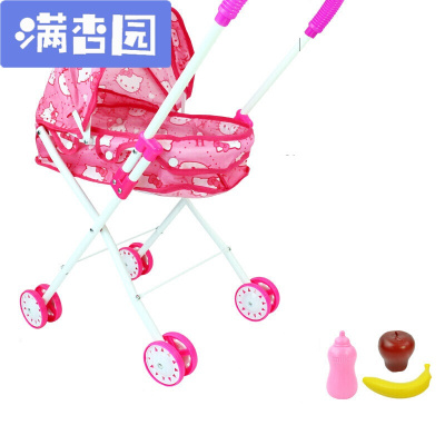 舒弗（LACHOUFFE)儿童玩具推车女童女孩过家家玩具带娃娃手推车玩具宝宝小推车
