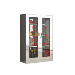 东升顺304不锈钢应急物资柜消防救援器材箱防护用品柜室外消防柜高1400*宽900*深400(加厚201材质)不含器材