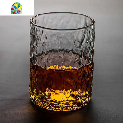 日式大容量耐热防爆加厚玻璃锤纹冷水壶凉水壶凉白开水果汁壶套装 FENGHOU 1.5L凉水壶(黄把)+双杯+托盘多送2杯