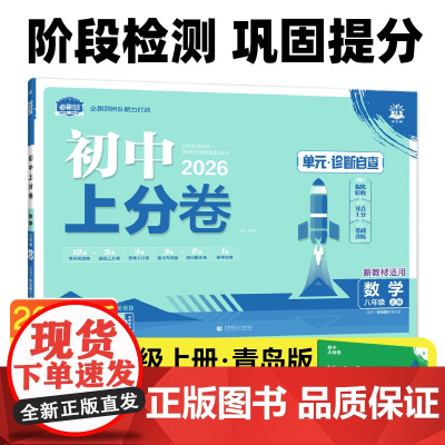 2026版理想树初中上分卷 八年级上册 数学 阶段检测巩固提分 青岛版