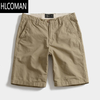 HLCOMAN日系夏宽松休闲短裤直筒中裤男五分裤工装裤多袋短裤大码