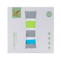 爱竹人 条纹毛巾单条装 AZR-ZYA8 /盒