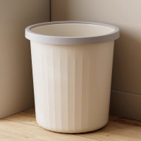垃圾桶家用圆形无盖高颜值厨房卫生间卧室厕所办公室大号放纸篓筒