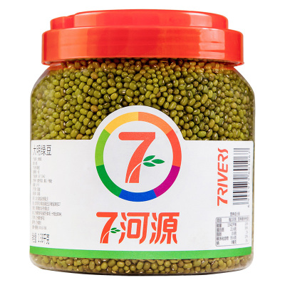 七河源 绿豆1380g(桶装大包装)杂粮豆