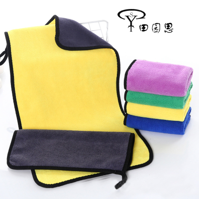 田园思 加厚双色吸水抹布 30*40 条