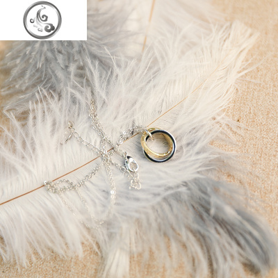 学生网红字母鱼尾配饰韩版锁骨项链女时尚气质百搭送女友闺蜜 JiMi