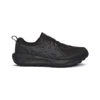 ASICS跑步鞋男防滑耐磨缓震回弹舒适支撑防水防护全黑设计