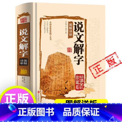 说文解字 [正版]国学典藏馆 说文解字图解详析 许慎 彩图珍藏版 中国文化语言工具书语言文字 国学经典书籍教科书文白对照