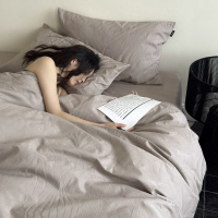 100S四件套新疆长绒棉浮提花纯棉床单床笠感森系风床品