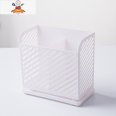 厨房筷子架刀架筷子筒家用带盖创意防尘沥水餐具收纳架筷子盒筷篓 敬平 筷子笼-白色餐具架