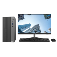 联硕弘道 DZ700MR国产商用台式机 兆芯KX-7000/16G/1T+256G/麒麟系统试用版/27英寸显示器