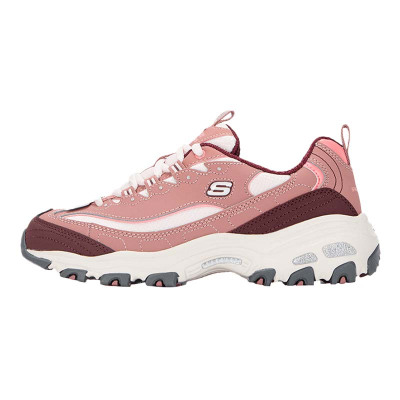 Skechers/斯凯奇女鞋新款奶茶熊熊猫鞋轻质缓震运动休闲鞋13143-DKRS ZP