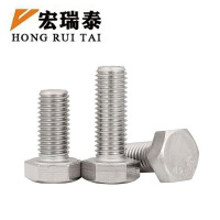宏瑞泰 不锈钢六角螺栓 4.8级 M10*20 个