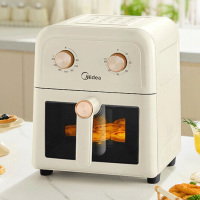 美的(Midea)空气炸锅 [6L大容量|全金属机身] KZE6081