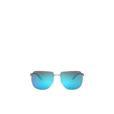 普拉达(PRADA)男士徽标太阳镜时尚潮流个性 logo点缀百搭防紫外线 绿色