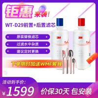 3M厨下式家用直饮净水器WT-D29型净水机原装替换滤芯WT-D29 前置滤芯+后置滤芯