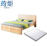 荺炬单人床1.2m*2m带床垫/套