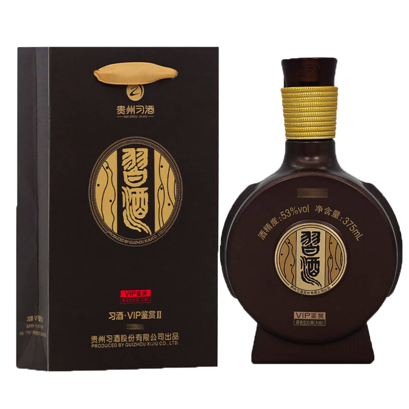 习酒VIP鉴赏 裸瓶品鉴装 53度375ML 带品鉴字样介意勿拍