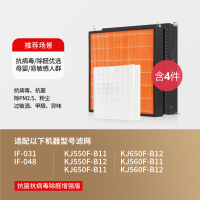 适配AO史密斯空气净化器高效复合滤网IF-031/048[抗菌除醛]套装