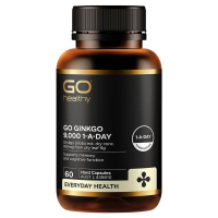 Go Healthy 银杏精华素食胶囊 9000mg 60片 1瓶装 澳洲进口