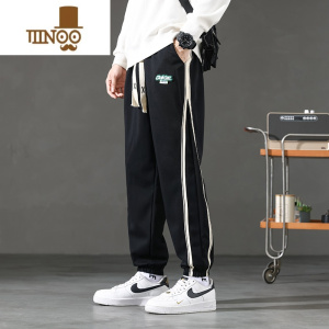 YANXU青少年长裤子男孩初中高中学生帅气休闲运动裤大童男装卫裤