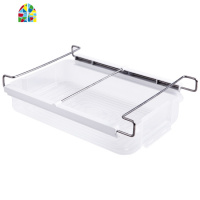 抽屉式冰箱收纳盒创意隔层挂架厨房水果食物塑料分隔保鲜盒 FENGHOU