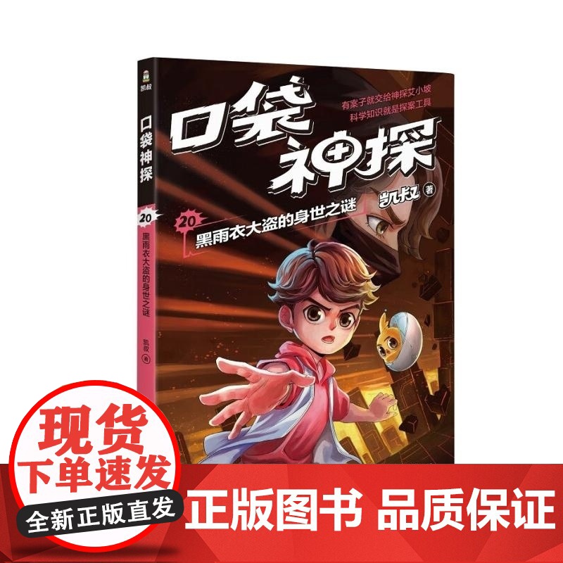口袋神探20.黑雨衣大盗的身世之谜 凯叔 山东画报出版社
