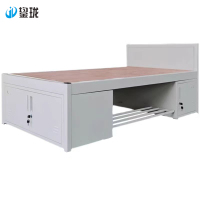 鋆珑 单人钢制床 2000*1000*500mm 张