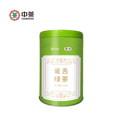 中茶茶叶春茶明前雀舌绿茶散茶罐装200g