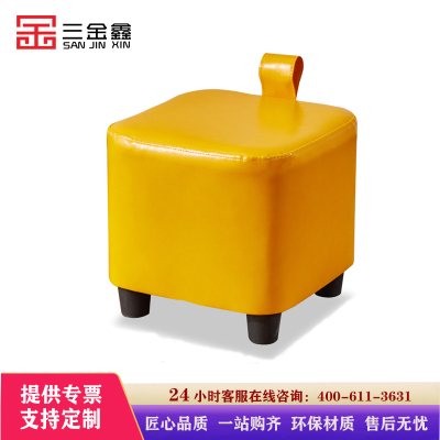 三金鑫轻奢换鞋凳玄关小凳子家用创意手提小板凳可爱矮凳客厅网红方脚凳可叠放