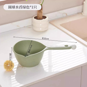 苏宁水瓢长柄水舀子家用厨房2026新款塑料加厚洗澡勺子瓢水勺2112